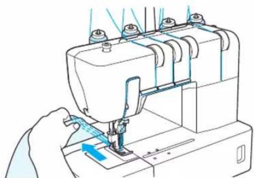BROTHER CV3440 - De stof verwijderen uit de machine (coverlock model) - 3