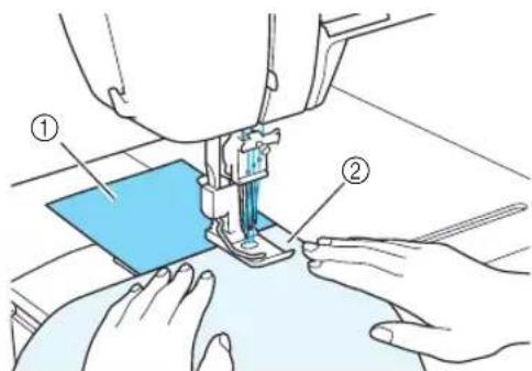 BROTHER CV3440 - ■ Début de la couture - 1