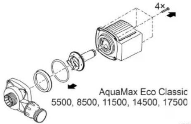 4x AquaMax Eco Classic 5500, 8500, 11500, 14500, 17500