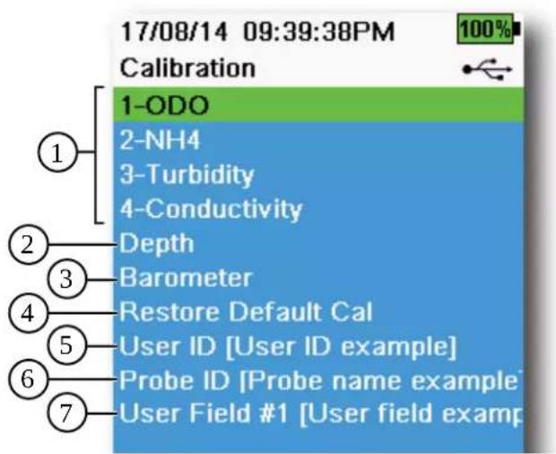 YSI ProDSS PE - 2) D3 al0b(a'052D(M. 2) DÉ'al522a/.) - 1