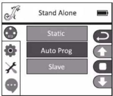 Cameo OPUS SP5 FC - MODALITÀ DI FUNZIONAMENTO STAND-ALONE PROGRAMMA AUTOMATICO (Auto Prog) - 1