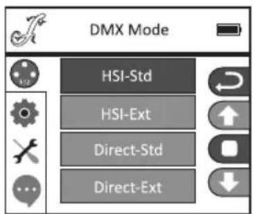 Cameo OPUS SP5 FC - DMX-MODUS EINSTELLEN (DMX Mode) - 2