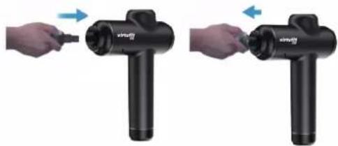 VirtuFit M2 - Changement de tête de massage - 1