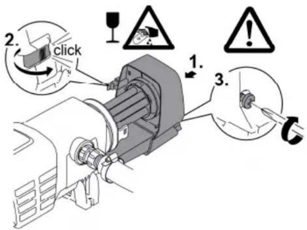 2. click 1. 3. G