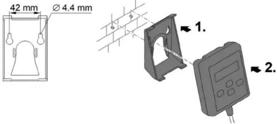 42 mm Ø 4.4 mm 1. 2.
