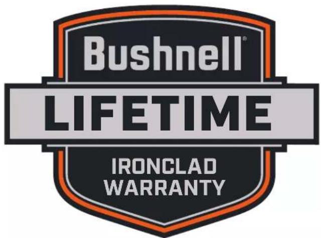 Bushnell® LIFETIME IRONCLAD WARRANTY
