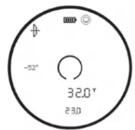 BUSHNELL Prime 1700 - Beispiel fur den Bogenmodus - 1