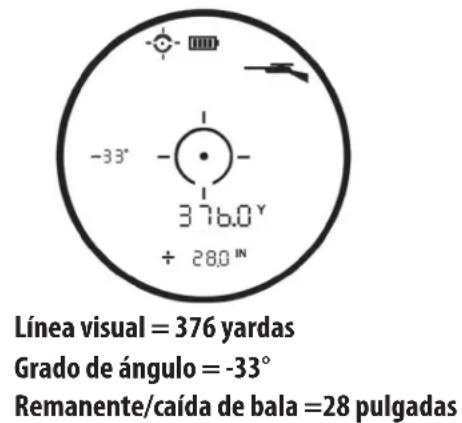 BUSHNELL Prime 1700 - Ejemplo de modo Rifle - 1
