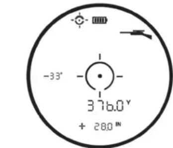 BUSHNELL Prime 1700 - Exemple de mode Fusil - 1