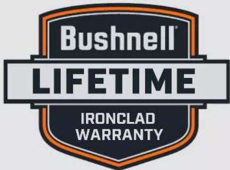 Bushnell® LIFETIME IRONCLAD WARRANTY