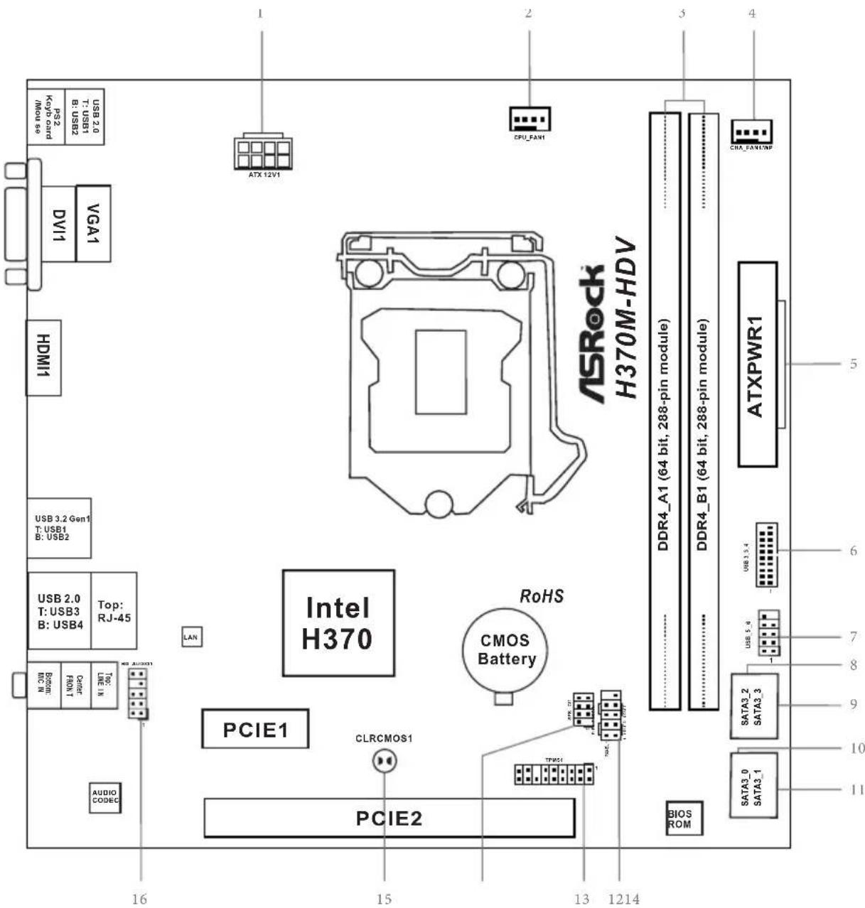 ASROCK H370M-HDV - AUSTRALIA ONLY - 2