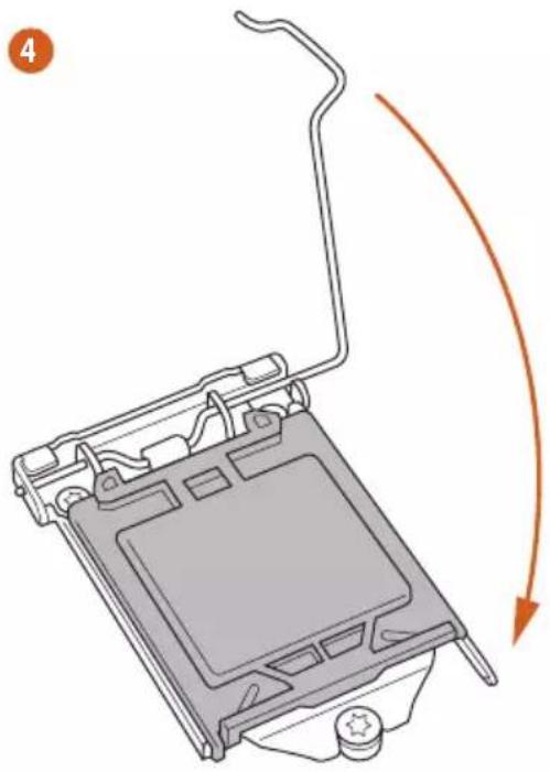 ASROCK H370M-HDV - Installing the CPU - 5