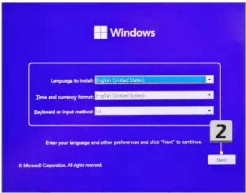 MSI Vector GP68HX - Installer le système d'exploitation Windows sur votre ordinateur portable - 2