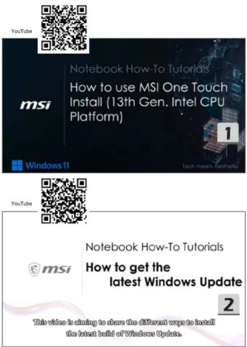 MSI Vector GP68HX - Support d'installation - 1