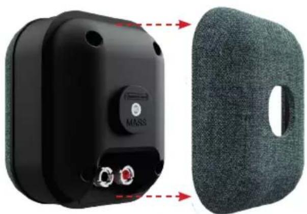 MONITOR AUDIO MASS Surround Sound - Connexion des cables des haut-parleurs - 1