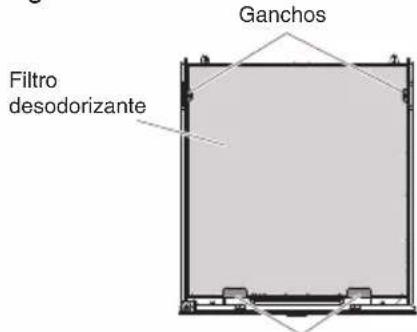 DAIKIN MC30YVM - Colocación del fi Itro desodorizante. - 3