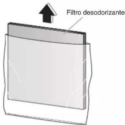 DAIKIN MC30YVM - Retirar el fi Itro desodorizante de la bolsa. - 1
