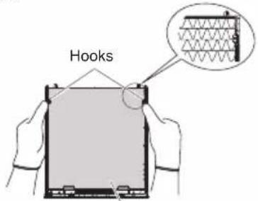 DAIKIN MC30YVM - Attach the deodorising filter. - 2