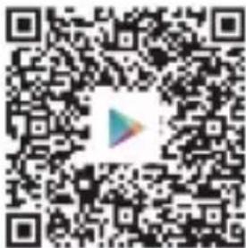 QR code with a central triangular play button logo, likely linking to a digital content or website.