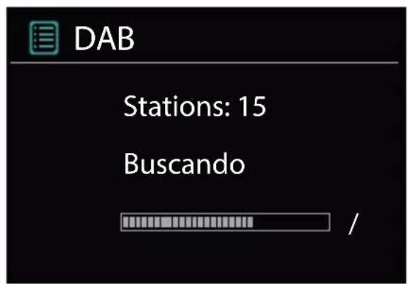 Noxon A110+ - Buscar emisoras - 1