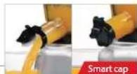 KUVINGS B6000 - STEP 4 Use the smart cap to make mixed juices, stop juice from dripping, or rinse between different juices. - 1