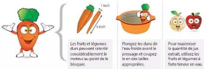 KUVINGS B6000 - Fruits durs et légumes (par ex. : carottes, pommes de terre): - 1