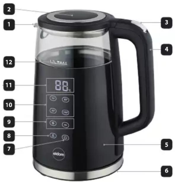 Eldom Nevo C530 - • DATI TECNICI - 1