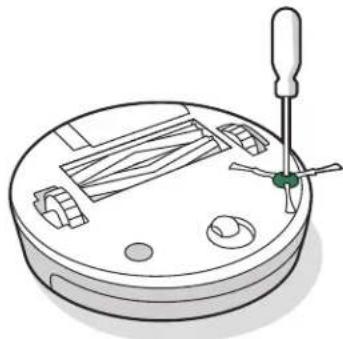 IROBOT Roomba j9 - Reinigung der Eck- und KantenbürsteWaschen - 1