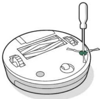IROBOT Roomba j5 - Reinigung der Eck- und KantenbürsteWaschen - 1