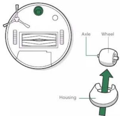 IROBOT Roomba j5 - Cleaning the Front Caster Wheel - 1