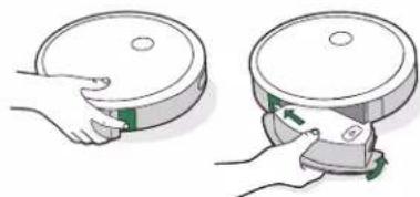 IROBOT Roomba j5 - CHANGEMENT DE BAC - 2