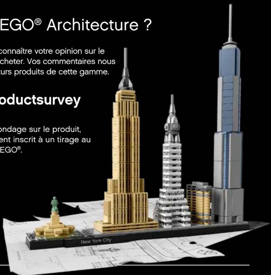 LEGO Chicago 21033 - Aimez-vous LEGO® Architecture ? - 1