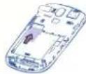 ALCATEL OT-806D - Insérer/extraire la carte SIM ^(1) - 1