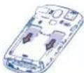 ALCATEL OT-806D - Insérer/extraire la carte SIM ^(1) - 8