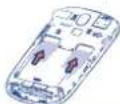 ALCATEL OT-806D - Insérer/extraire la carte SIM ^(1) - 5