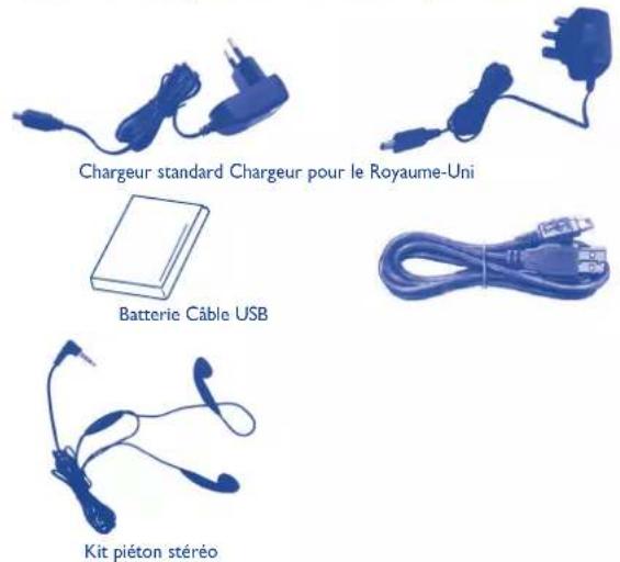 Chargeur standard Chargeur pour le Royaume-Uni Batterie Câble USB Kit piéton stéréo