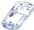 ALCATEL OT-806D - Insérer/extraire la carte SIM ^(1) - 4