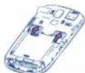 ALCATEL OT-806D - Insérer/extraire la carte SIM ^(1) - 6