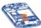 ALCATEL One Touch Pixi 2 - Insérer ou extraire la carte SIM - 3
