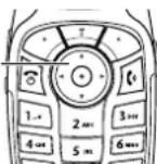 MOTOROLA V400p - Utiliser la touche de navigation à 5 directions - 1