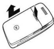 MOTOROLA A910i - Installation de la batterie - 1