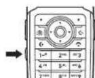 MOTOROLA A910i - Touche de sélection latérale - 1