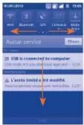ALCATEL One Touch 4010D - Panneau de notification - 1