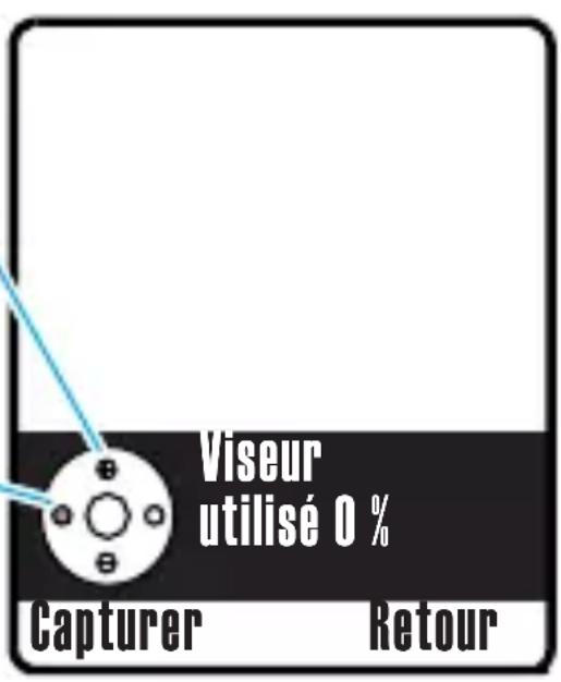 Viseur utilisé 0 % Capturer Retour