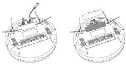eufy RoboVac L35 Hybrid - Pulizia della ruota orientabile - 2