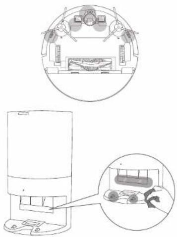 eufy RoboVac L35 Hybrid+ - De sensoren en oplaadpennen schoonmaken - 1