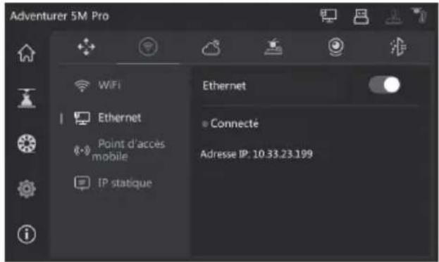 Flashforge Adventurer 5M Pro - Connexion réseau filaire - 2