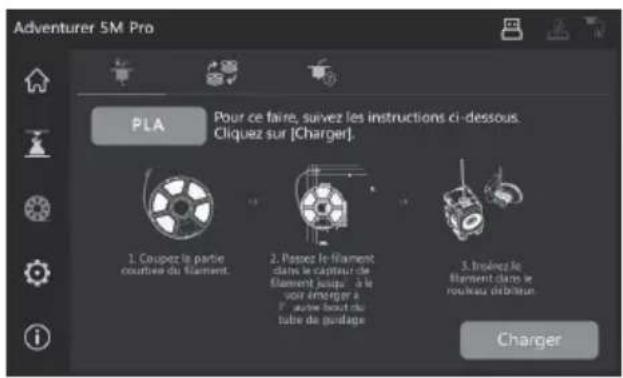 Flashforge Adventurer 5M Pro - Changement de filament - 4