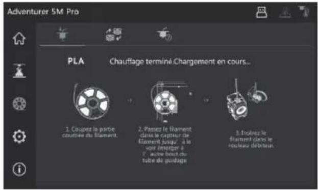 Flashforge Adventurer 5M Pro - Changement de filament - 5