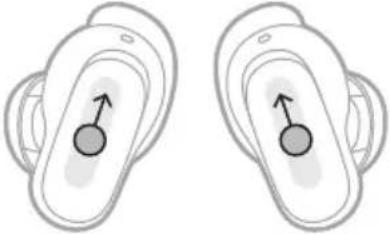 BOSE QuietComfort Ultra Earbuds - ODTWARZANIE MULTIMEDIÓW I REGULACJA GŁOŚNOŚCI - 2